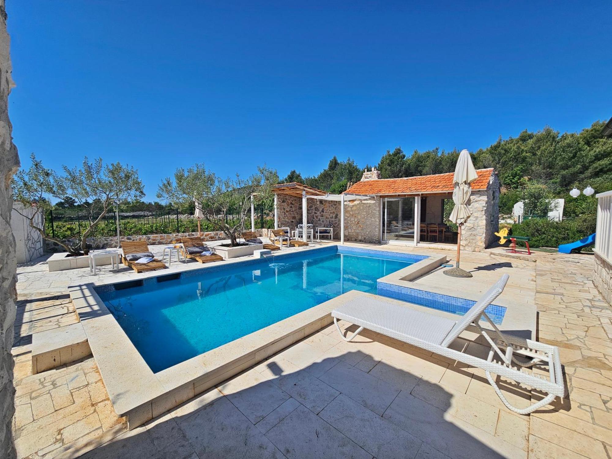 Flamingo - House With Private Pool Villa Gornji Seget Luaran gambar