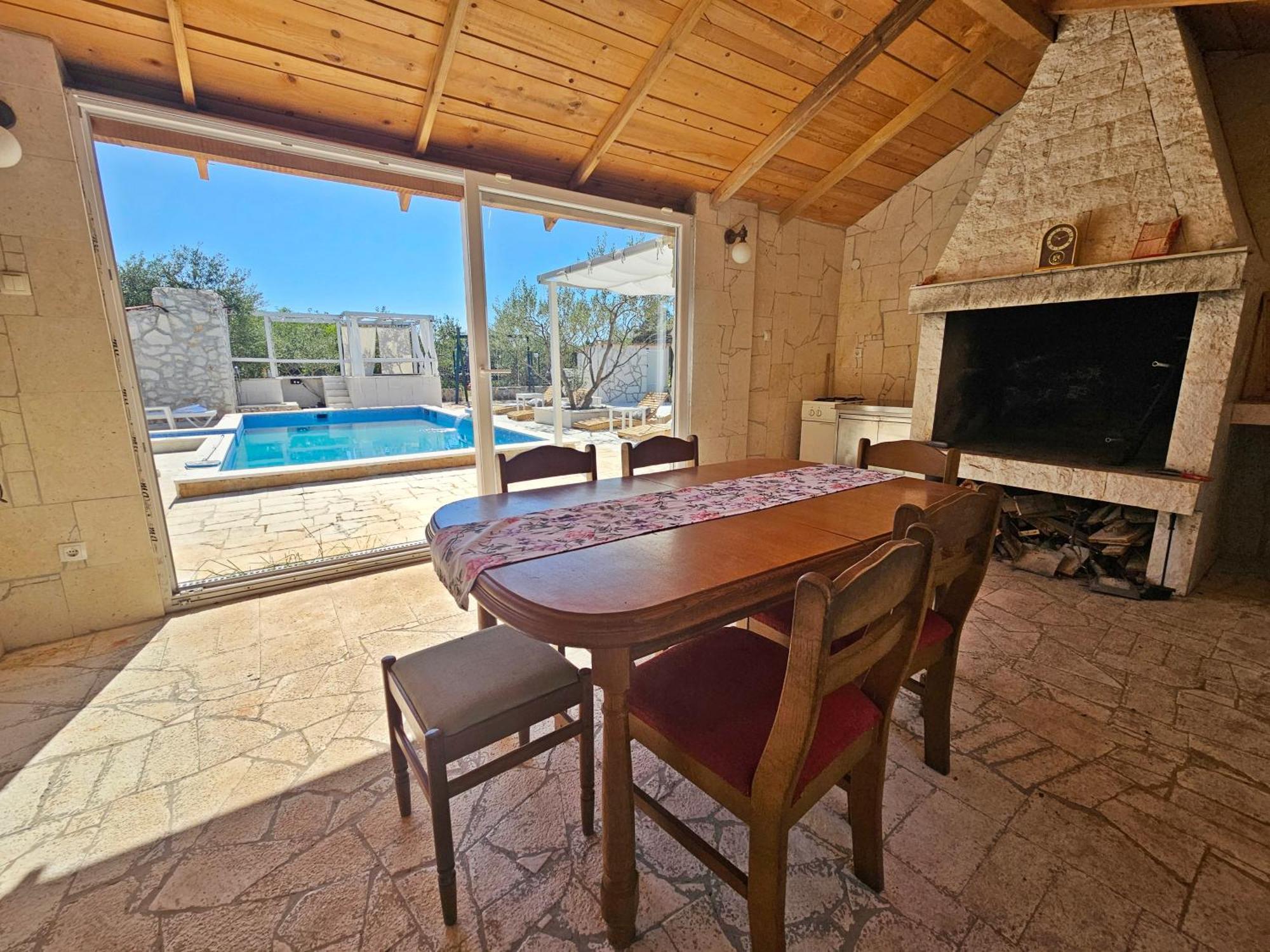 Flamingo - House With Private Pool Villa Gornji Seget Luaran gambar