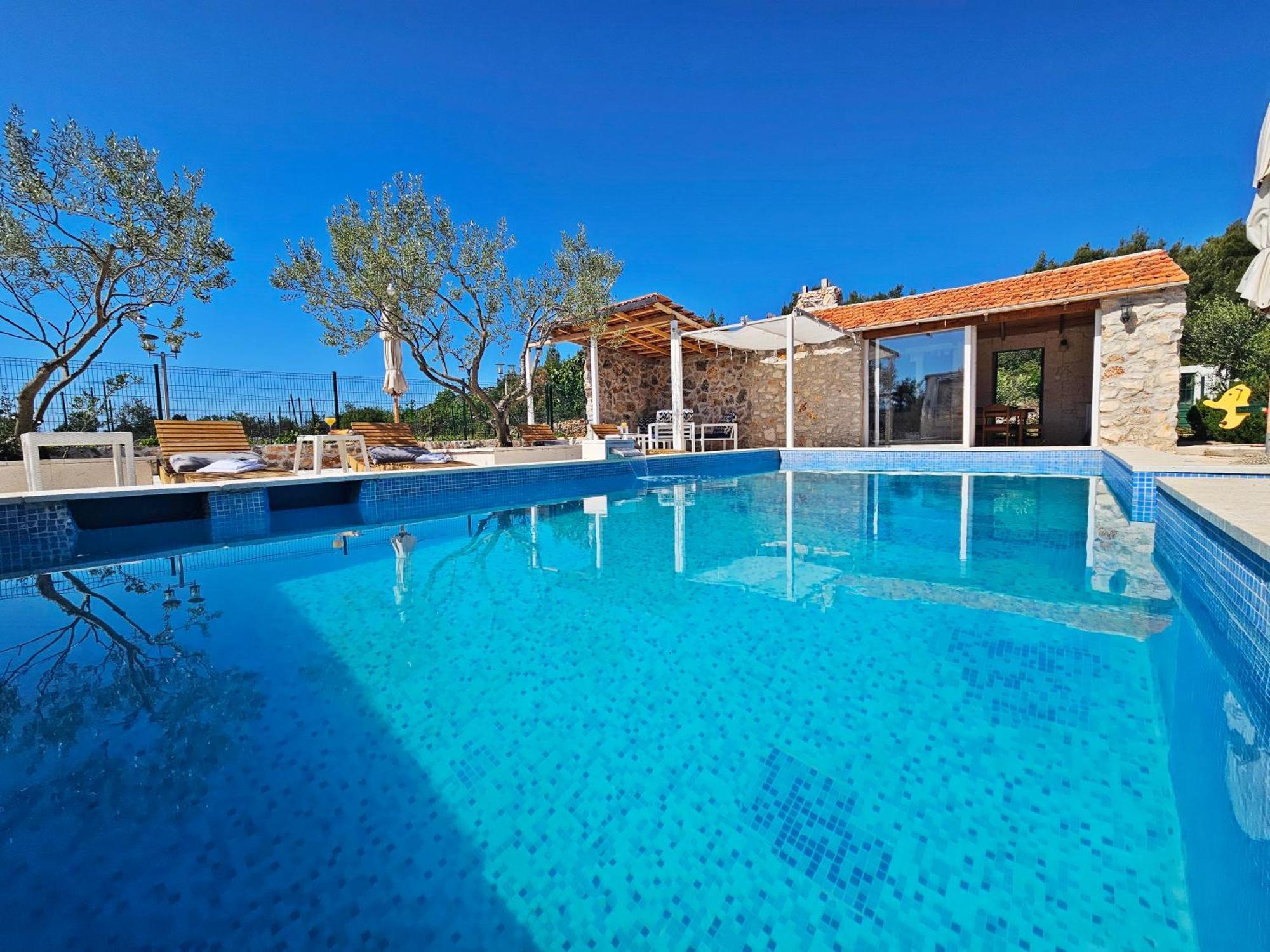 Flamingo - House With Private Pool Villa Gornji Seget Luaran gambar