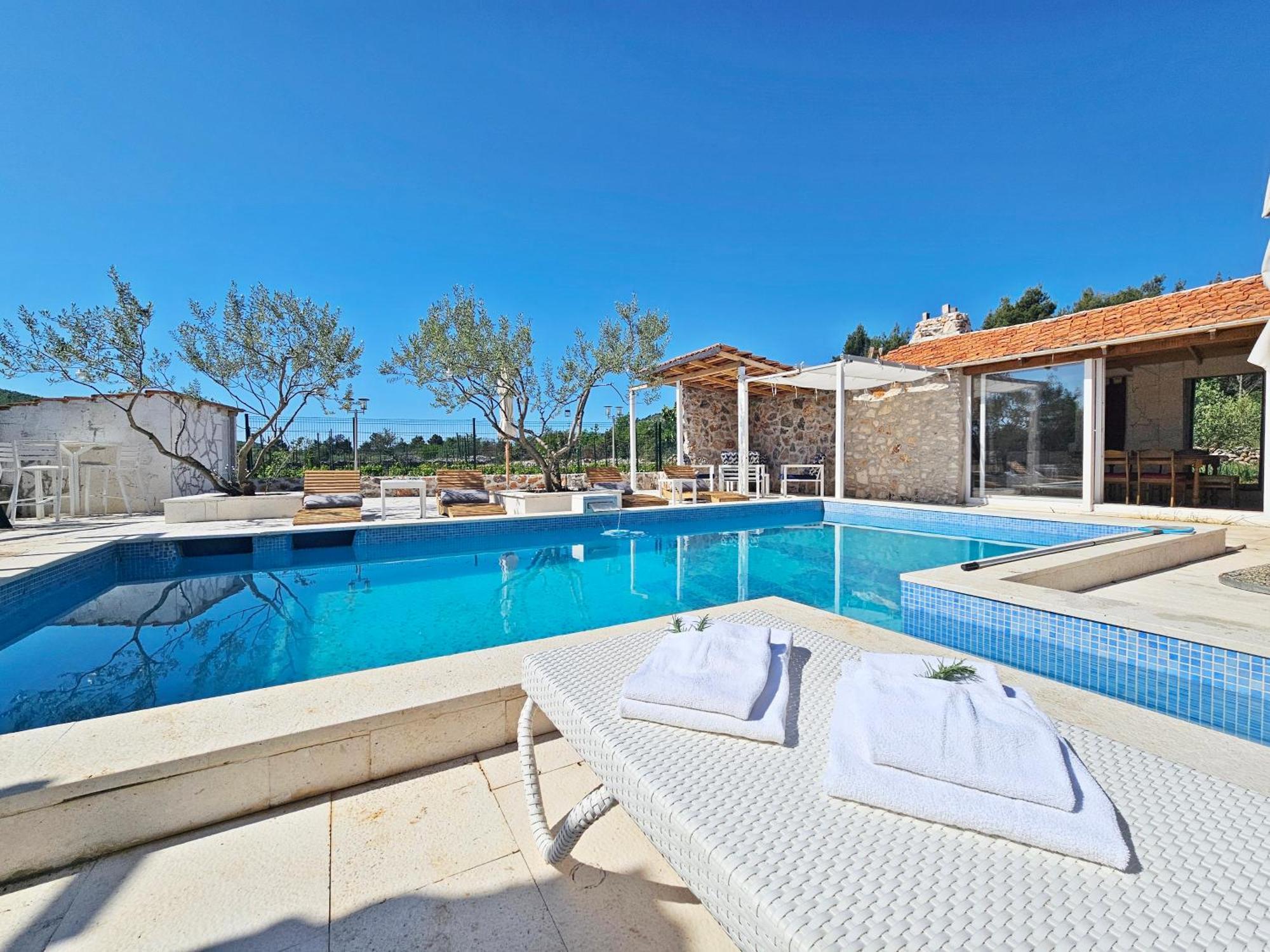 Flamingo - House With Private Pool Villa Gornji Seget Luaran gambar