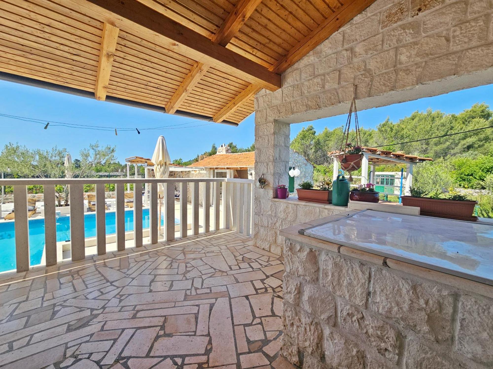 Flamingo - House With Private Pool Villa Gornji Seget Luaran gambar