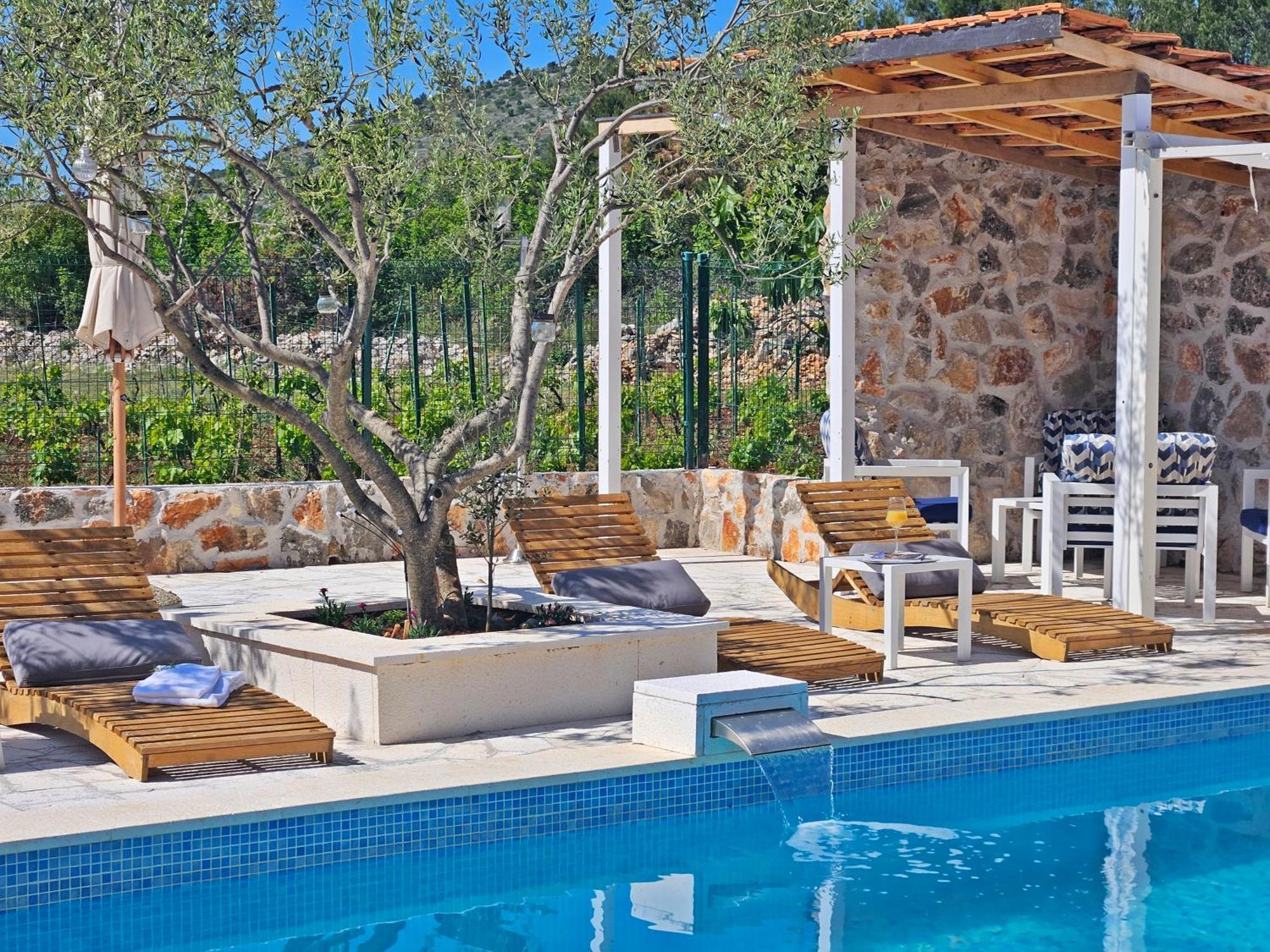 Flamingo - House With Private Pool Villa Gornji Seget Luaran gambar